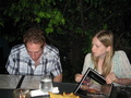 Dinner at Las Palmas: Gabi and Mel