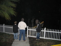 Setting off fireworks